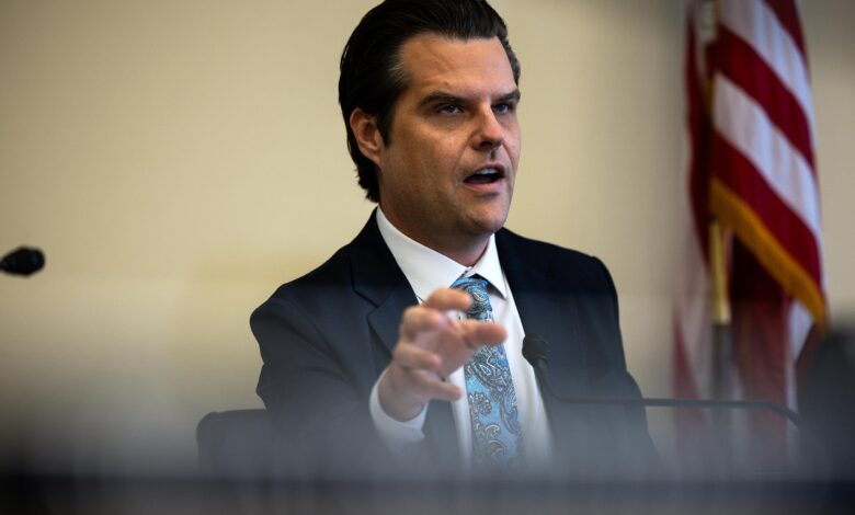 Trump selects Rep. Matt Gaetz for Attorney General role
