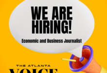 Economic and business journalist role at The Atlanta Voice