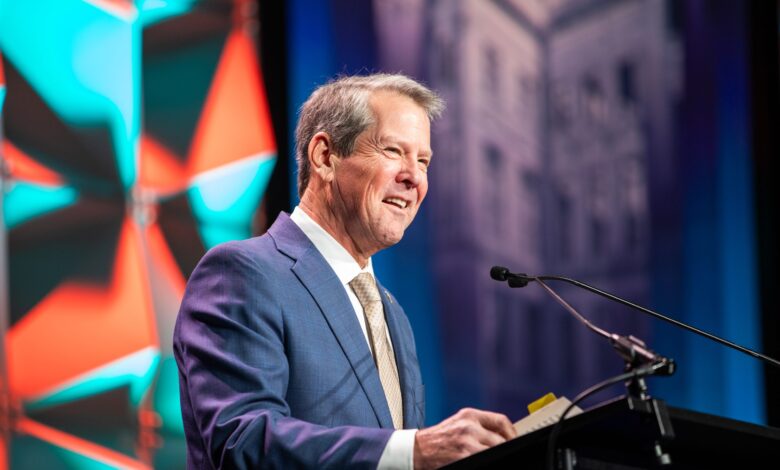 2025 chairman of Georgia Chamber addresses Eggs and Issues breakfast