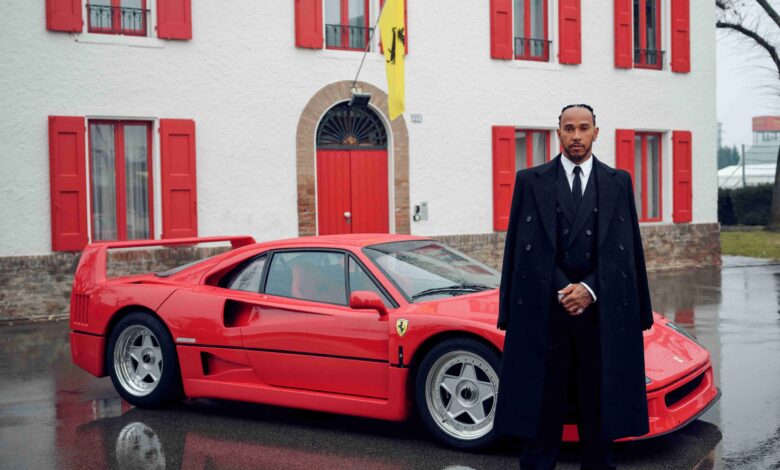 Lewis Hamilton drives the Ferrari for first time, expresses delight