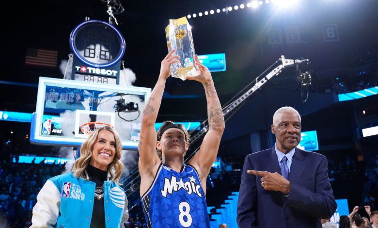 Mac McClung makes Slam Dunk contest history during All-Star weekend Mac McClung makes Slam Dunk contest history during All-Star weekend