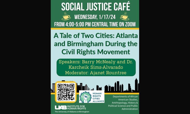 Learn about the civil rights movement in Atlanta and Birmingham in a virtual panel Jan. 17 – News Learn about the civil rights movement in Atlanta and Birmingham in a virtual panel Jan. 17 – News