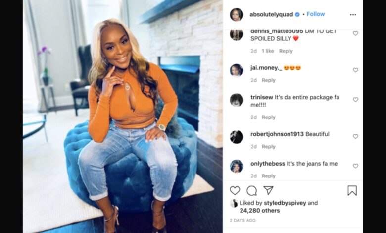 ‘Married to Medicine’ Star Quad Webb Shows a Little Midriff, Fans Eat It Up ‘Married to Medicine’ Star Quad Webb Shows a Little Midriff, Fans Eat It Up