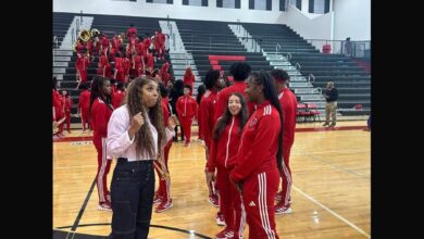 Jonesboro High School band receives K from Ebony Austin