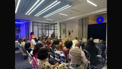 Daymond John and Tracy Nicole speak at Atlanta’s JPMorgan Chase event
